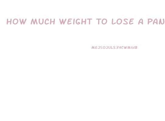 How Much Weight To Lose A Pant Size