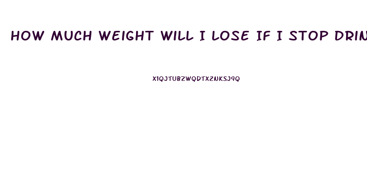 How Much Weight Will I Lose If I Stop Drinking Alcohol Calculator