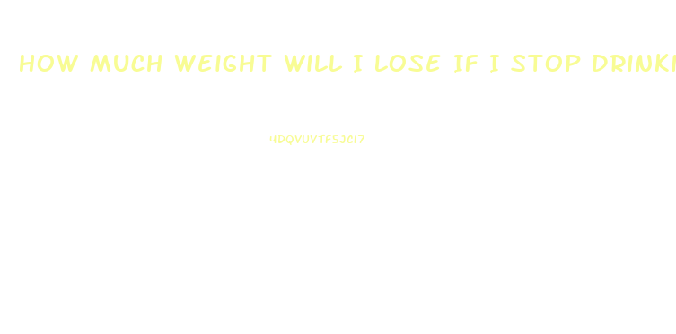 How Much Weight Will I Lose If I Stop Drinking Alcohol For A Month