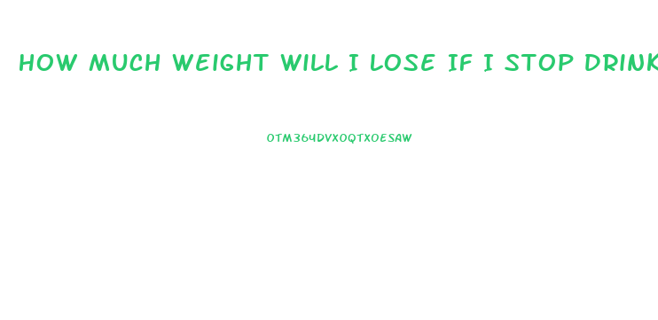 How Much Weight Will I Lose If I Stop Drinking Soda Calculator