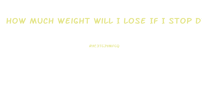 How Much Weight Will I Lose If I Stop Drinking Soda Calculator