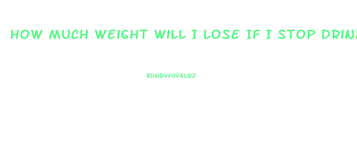 How Much Weight Will I Lose If I Stop Drinking Soda Calculator