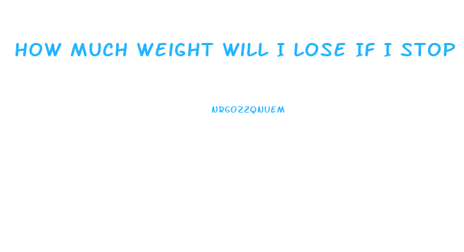 How Much Weight Will I Lose If I Stop Drinking Soda