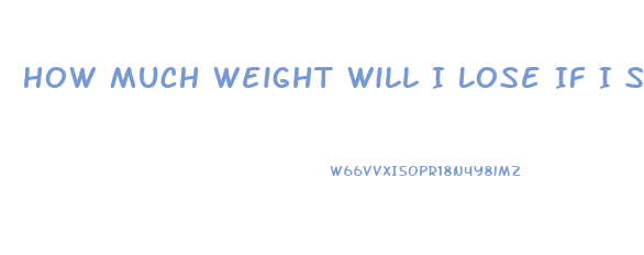 How Much Weight Will I Lose If I Stop Drinking Soda