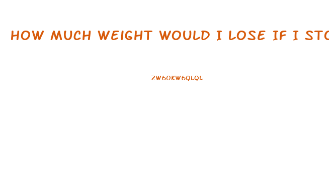 How Much Weight Would I Lose If I Stopped Eating For A Week