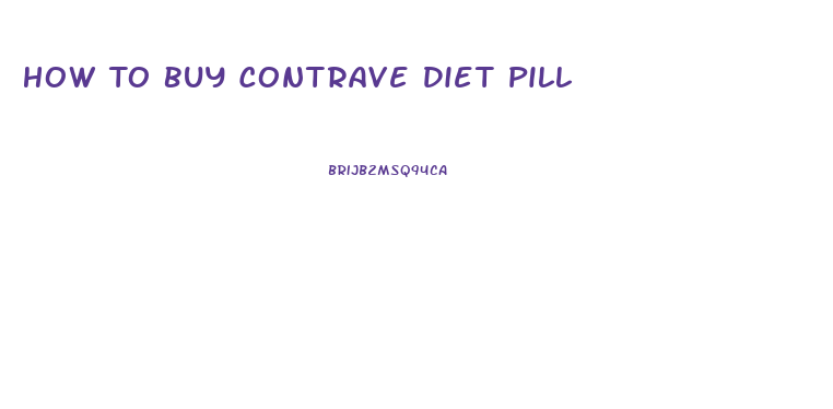 How To Buy Contrave Diet Pill