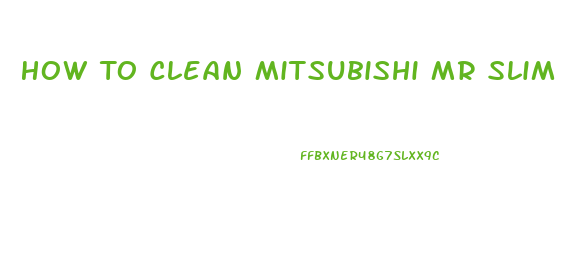 How To Clean Mitsubishi Mr Slim