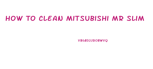 How To Clean Mitsubishi Mr Slim