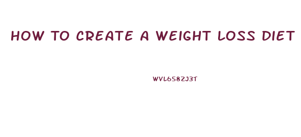 How To Create A Weight Loss Diet Plan