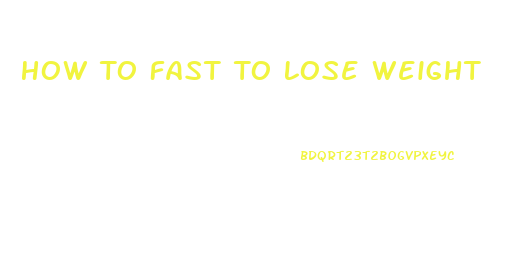 How To Fast To Lose Weight