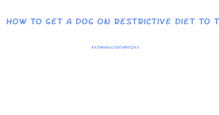 How To Get A Dog On Restrictive Diet To Take A Pill