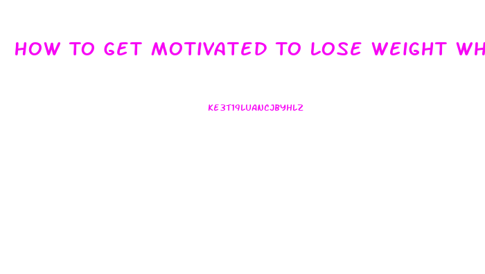 How To Get Motivated To Lose Weight When Depressed