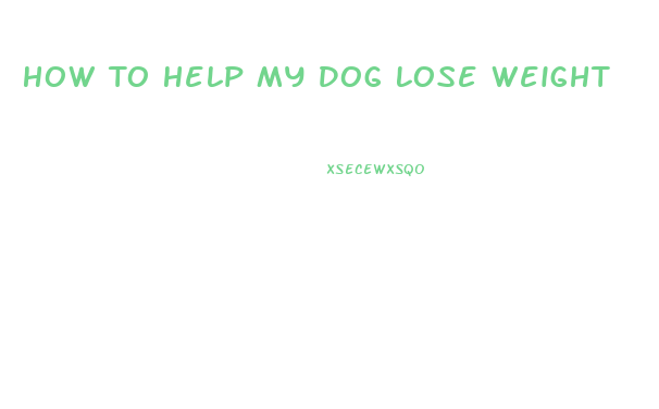 How To Help My Dog Lose Weight