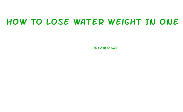 How To Lose Water Weight In One Day Pills Overnight