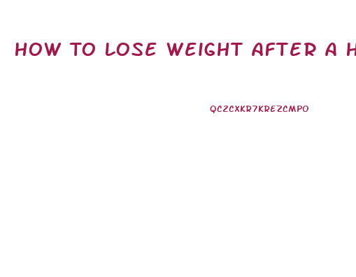 How To Lose Weight After A Hysterectomy