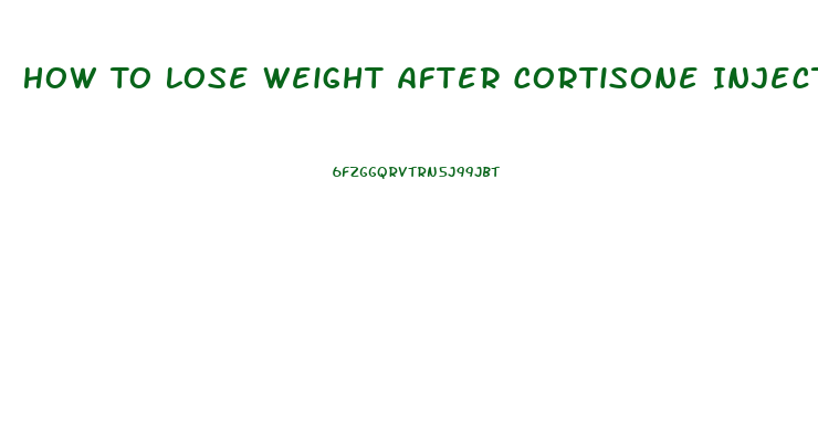 How To Lose Weight After Cortisone Injection