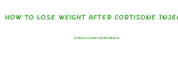 How To Lose Weight After Cortisone Injection