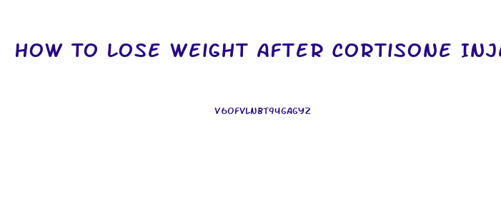 How To Lose Weight After Cortisone Injection