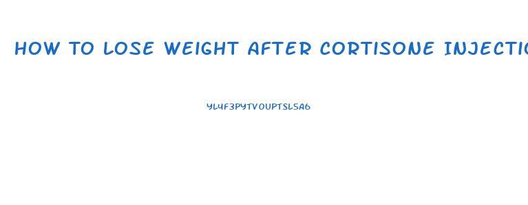 How To Lose Weight After Cortisone Injection