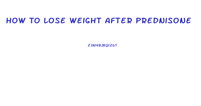 How To Lose Weight After Prednisone