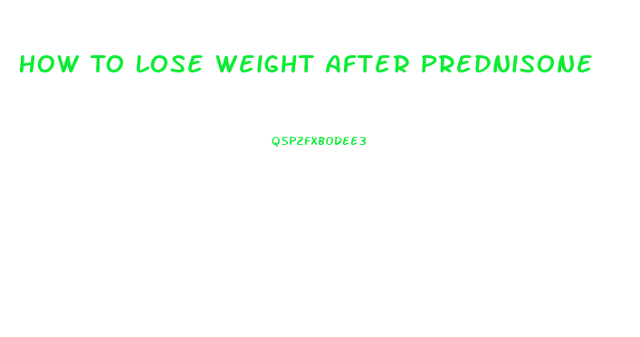 How To Lose Weight After Prednisone