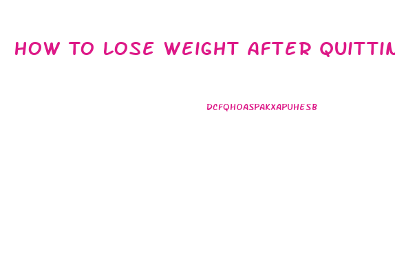How To Lose Weight After Quitting Smoking