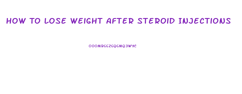 How To Lose Weight After Steroid Injections