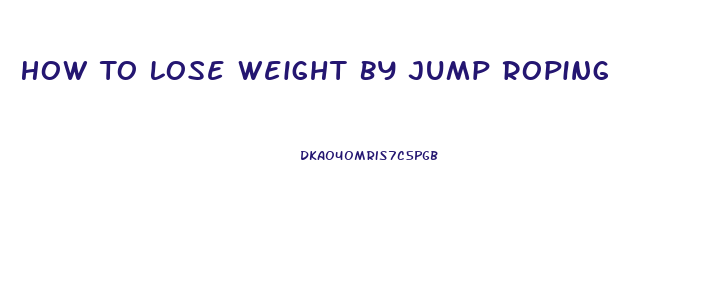 How To Lose Weight By Jump Roping