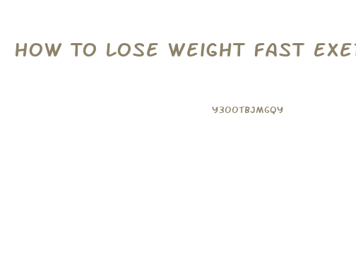 How To Lose Weight Fast Exercising