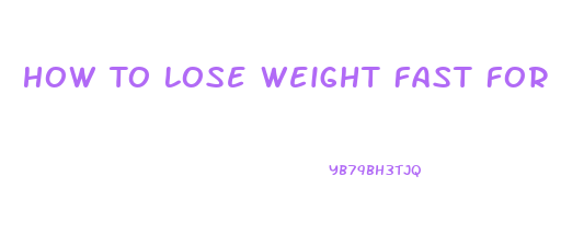 How To Lose Weight Fast For A 12 Year Old