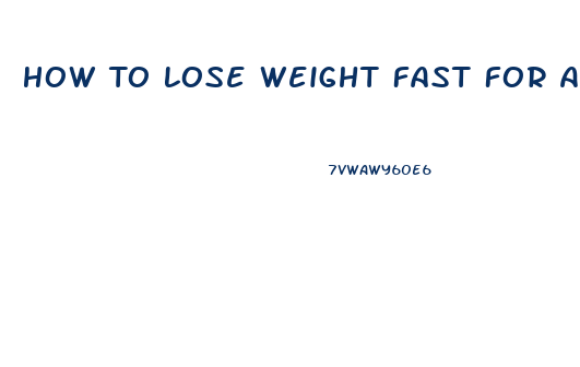 How To Lose Weight Fast For A Teenager