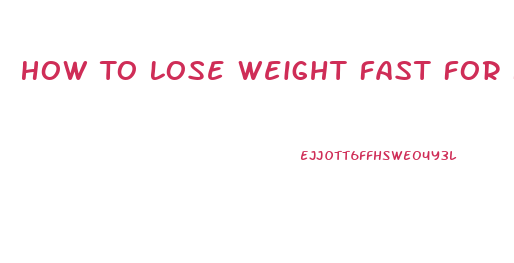 How To Lose Weight Fast For Kids In 2 Days