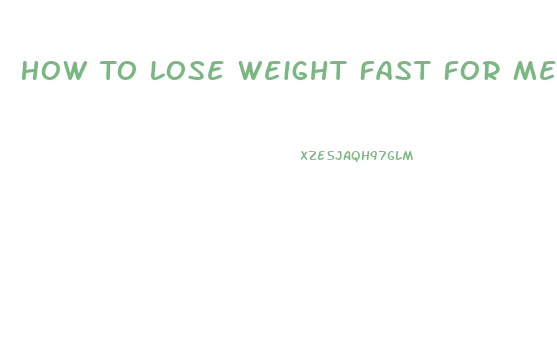 How To Lose Weight Fast For Men In 2 Weeks
