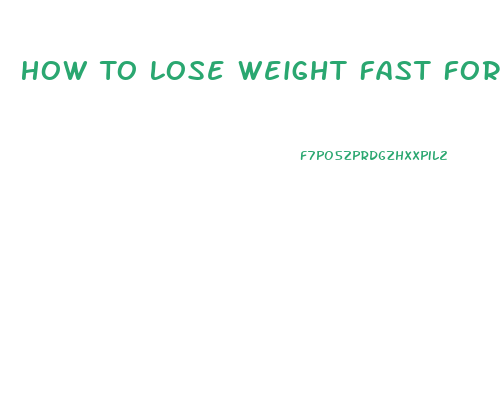 How To Lose Weight Fast For Men Without Exercise