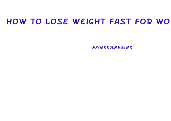 How To Lose Weight Fast For Women Pills