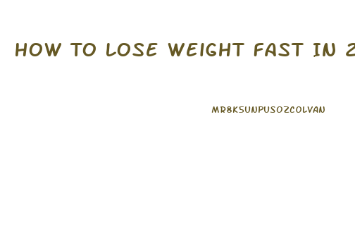 How To Lose Weight Fast In 2 Months