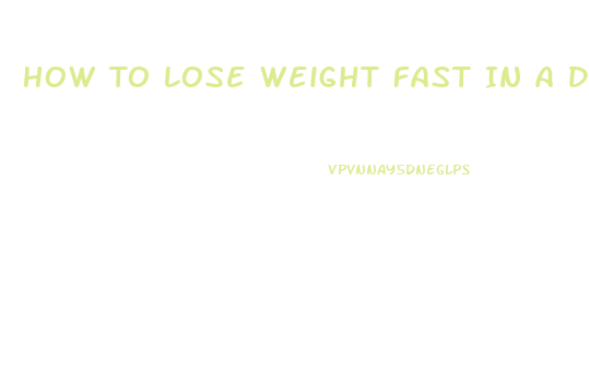 How To Lose Weight Fast In A Day