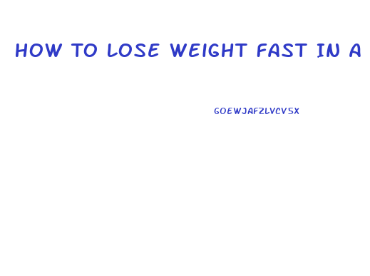 How To Lose Weight Fast In A Month With Pills