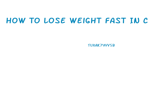 How To Lose Weight Fast In College