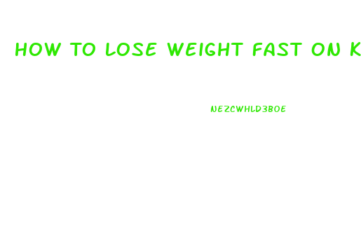 How To Lose Weight Fast On Keto