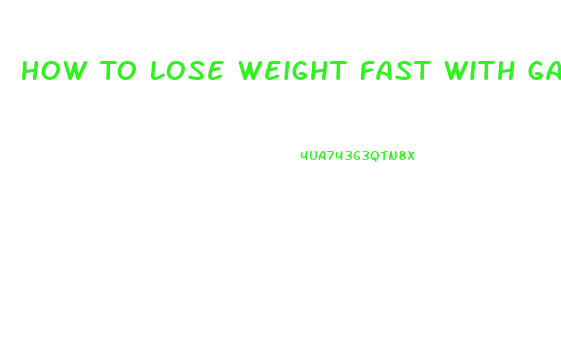 How To Lose Weight Fast With Garcinia Cambogia