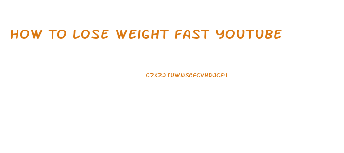 How To Lose Weight Fast Youtube