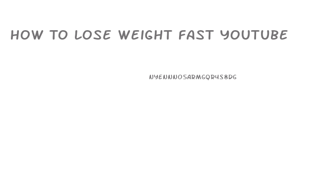 How To Lose Weight Fast Youtube