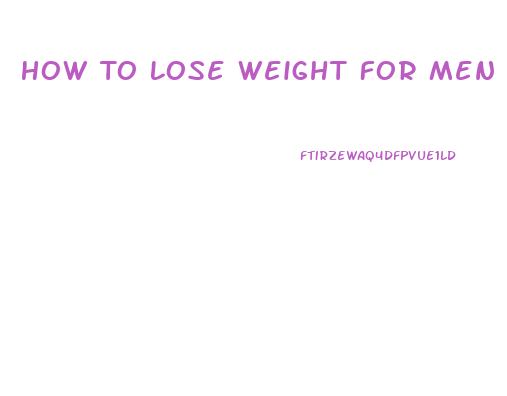 How To Lose Weight For Men Over 50