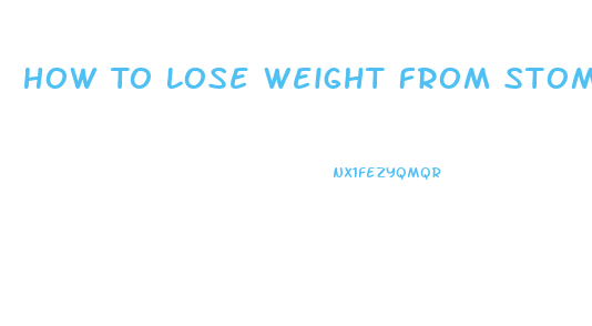 How To Lose Weight From Stomach