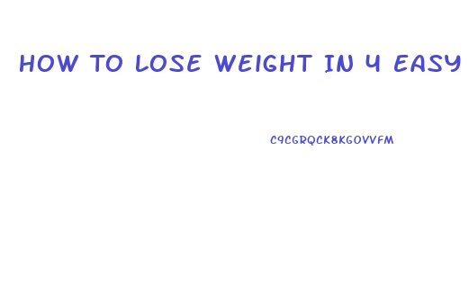 How To Lose Weight In 4 Easy Steps Reddit