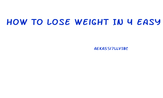 How To Lose Weight In 4 Easy Steps Reddit