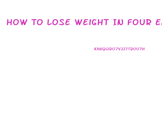 How To Lose Weight In Four Easy Steps