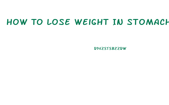 How To Lose Weight In Stomach And Waist