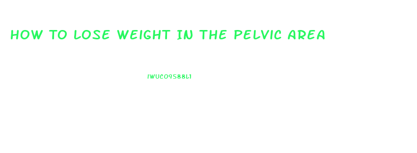 How To Lose Weight In The Pelvic Area